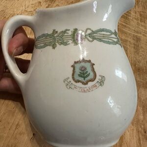 Antique Ceramic Pitcher from  Hotel Astor, 1926